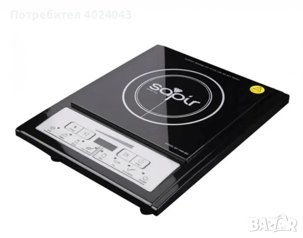 Ел. котлон, 2000W,единичен,черна керамична плоча,индукционен, снимка 2 - Други - 47635958