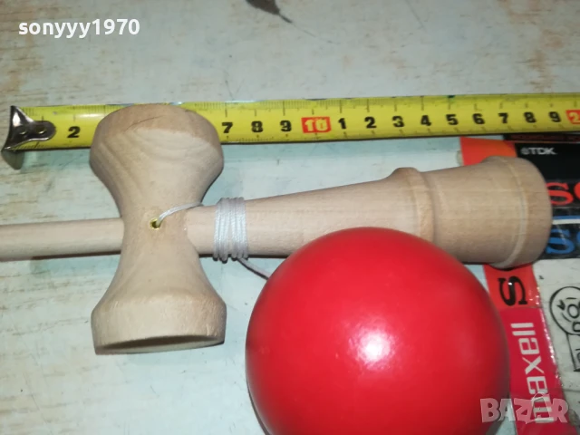 ДЪРВЕНА ИГРА С ТОПКА И ВЪЖЕ 1108250828, снимка 8 - Колекции - 51323296