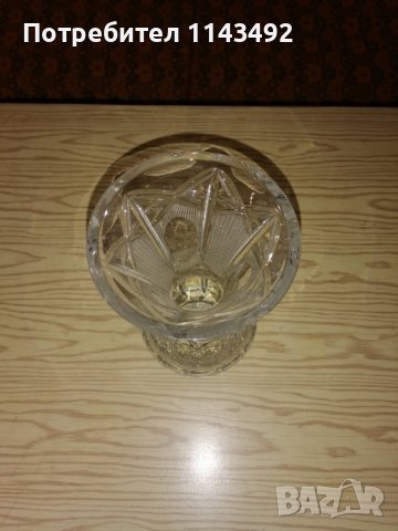 Кристална ваза, снимка 2 - Вази - 39491283