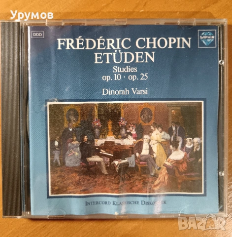 CD Frédéric Chopin, Dinorah Varsi ‎– Etüden Op.10 · Op.25 