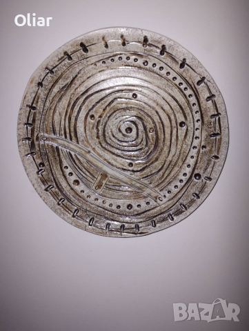 Прекрасна чиния, художествена керамика. Арт. , снимка 3 - Други - 44804601