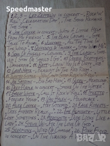 VHS Hard Rock and Heavy , снимка 3 - Други музикални жанрове - 52923182