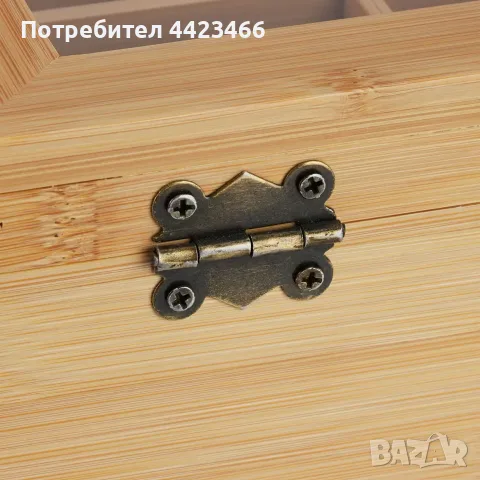 Бамбукова кутия за съхранение , снимка 6 - Органайзери - 56245100