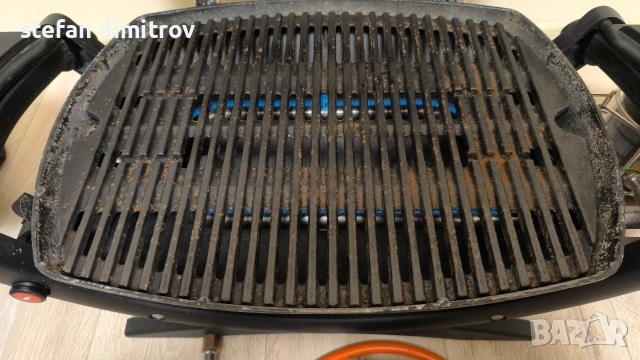 Weber Q 1000 газово барбекю 2.6 kW,  черно , снимка 7 - Газови котлони - 54198412