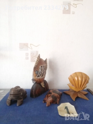 Стари дървени статуи на животни, от различни автори, години, държави. , снимка 4 - Статуетки - 52544011