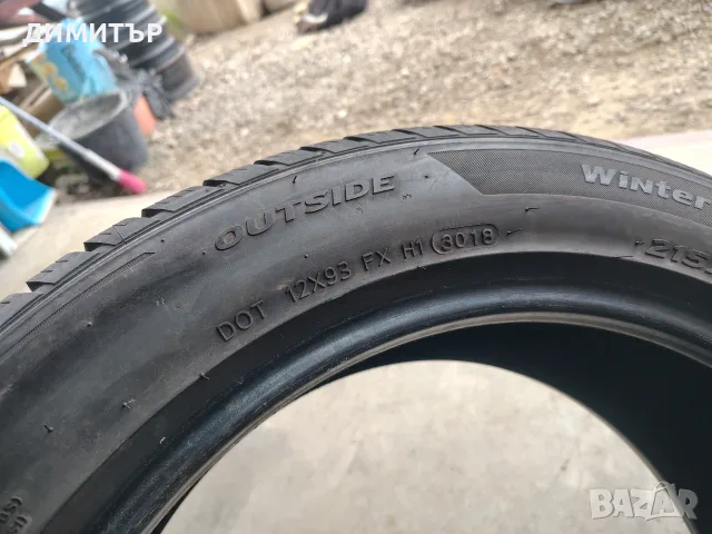 4бр.зимни гуми HANKOOK 215 55 18 DOT18 цена за брой, снимка 5 - Гуми и джанти - 55791463