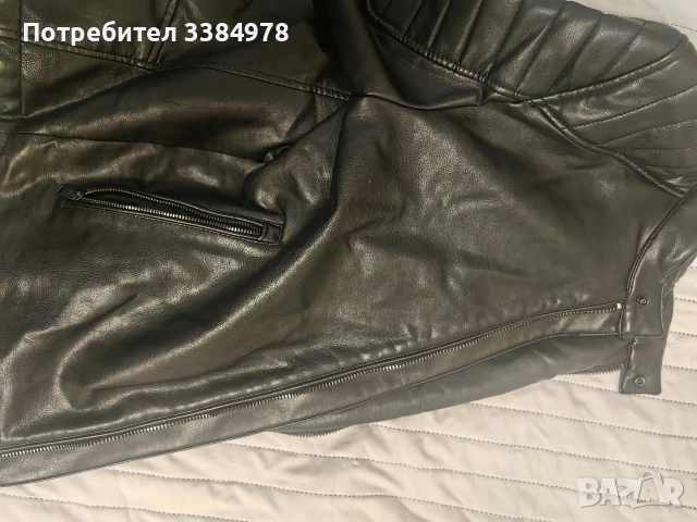 Кожено яке L, снимка 8 - Якета - 53121260