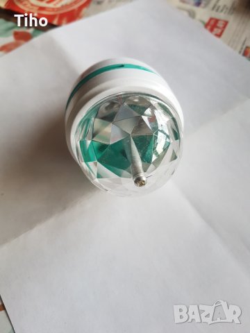 Цветна въртяща лампа, снимка 1