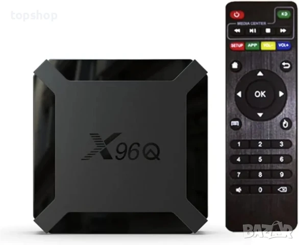 НА БЪЛГАРСКИ Android TV Box X96Q Android 10 Box с 2GB RAM 16GB ROM Allwinner H313 четириядрен...