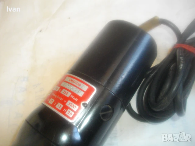 Немски оригинален старото качество електрически прав шлайф 20000 об/мин 230W цанга ф6мм ОТЛИЧЕН, снимка 5 - Други инструменти - 51311022