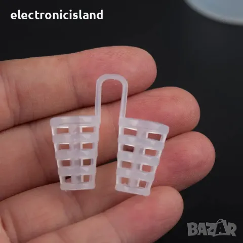 Комплект гъвкави тапи за нос против хъркане, Универсалen размер + Кутийка за съхранение, снимка 3 - Други - 49465409