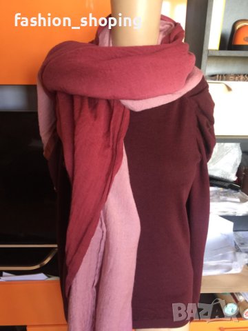 Зимен шал омбре Massimo Dutti, снимка 13 - Шалове - 34259936