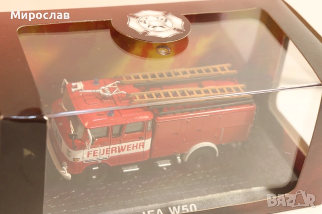 1/72 ATLAS ИФА IFA КАМИОН ПОЖАРНА МОДЕЛ КОЛИЧКА, снимка 4 - Колекции - 54303024