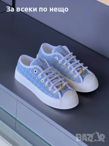 Chanel Дамски Маратонки👟Дамски Спортни Обувки Шанел👟Кецове - 2 Цвята Код SEM-271, снимка 3 - Маратонки - 55779037