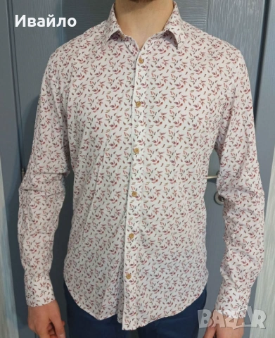 Мъжка риза Teodor размер М, снимка 2 - Ризи - 53055743