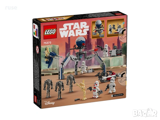 НОВИ! LEGO® Star Wars 75372 Клонинг щурмовак и боен дроид – боен пакет, снимка 15 - Конструктори - 54123811