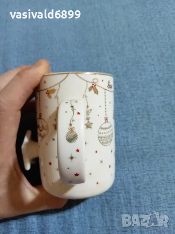 Коледна порцеланова чаша за кафе и чай , снимка 4 - Чаши - 55728607