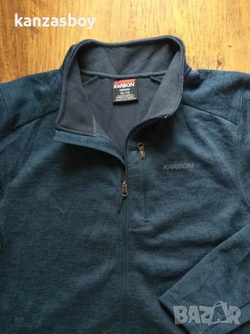 karbon men's full zip jacket - страхотно мъжко горнище ХЛ ДЕБЕЛО, снимка 2 - Спортни дрехи, екипи - 44264205