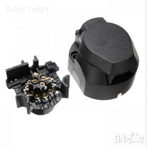 Букса за ремарке, женска, 12V, 13 пина, черна, снимка 3 - Ремаркета - 35632676