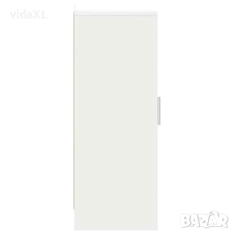vidaXL Шкаф за обувки, бял, 32x35x92 см, инженерно дърво, снимка 7 - Шкафове - 56147866