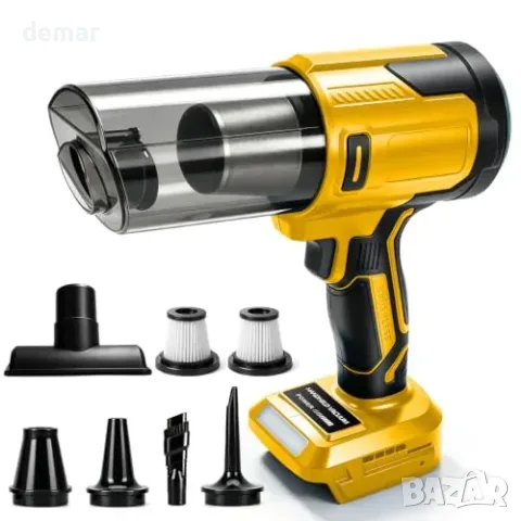 Акумулаторна ръчна прахосмукачка 4-в-1 10000Pa за DeWalt 18V/20V, снимка 2 - Прахосмукачки - 55933409