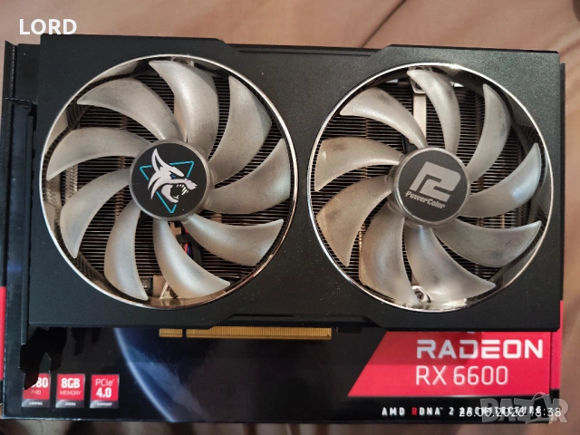 Видеокарта RX 6600 PowerColor Hellhound OC 