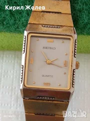 Ретро модел дамски часовник SEIKO JAPAN QUARTZ класически модел 46172, снимка 3 - Дамски - 55873002