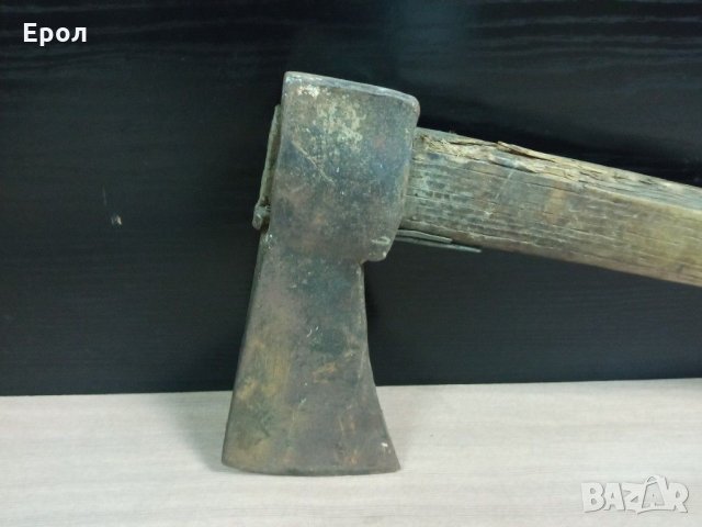 Стара кована брадва със маркировка., снимка 4 - Други ценни предмети - 31280024