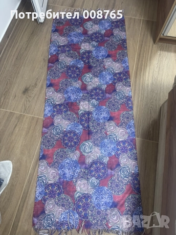 Шал Cashmere / Кашмир, снимка 4 - Шалове - 56440188