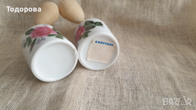 Порцеланови пулвелизатори за парфюм- 2 броя, снимка 5 - Антикварни и старинни предмети - 54091639