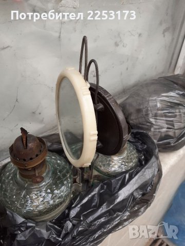 Две газови лампи със стъкла, снимка 3 - Декорация за дома - 36378791