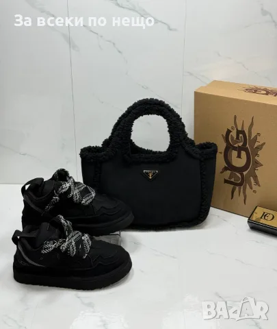 UGG Дамски Маратонки На Платформа С Ефектни Връзки👟Дамски Спортни Обувки - 4 Цвята Код SK2432