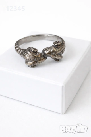 Стар интересен сребърен пръстен 