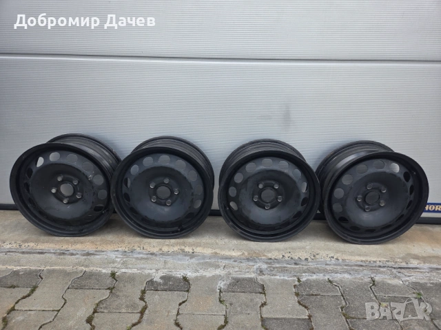 4 бр. оригинални железни джанти 5Q0601027AG