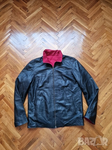 Страхотно мъжко кожено, яке размер М , снимка 4 - Якета - 54255055