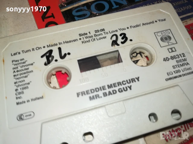 FREDDIE MERCURY-ORIGINAL TAPE 1508251844, снимка 6 - Аудио касети - 51378548