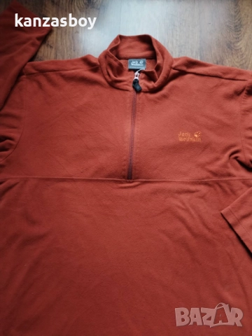 jack wolfskin - страхотен мъжки полар Л, снимка 2 - Блузи - 52897695