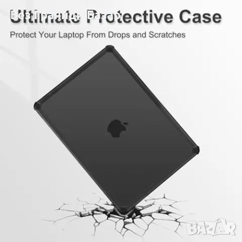 Нов MacBook Air 15" Калъф Черен TPU + Клавиатурен Капак А3241 А3114, снимка 3 - Друга електроника - 50033765