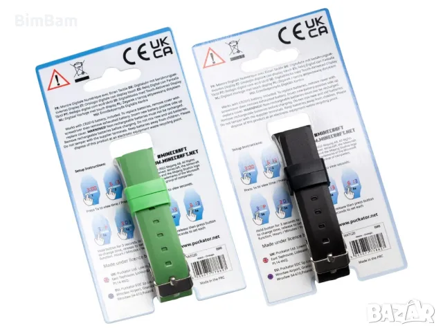 Оригинален детски LED часовник Minecraft, снимка 3 - Детски - 47266551