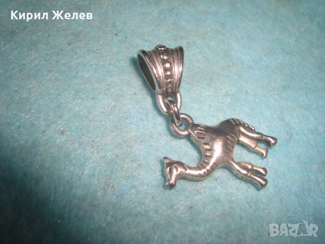 ФИГУРАЛЕН АРТ МЕДАЛЬОН - КАМИЛА ПОСРЕБРЕНА НЕРЪЖДАЕМА СТОМАНА ФИГУРКА МИНИАТЮРА 18929, снимка 3 - Колиета, медальони, синджири - 35641822