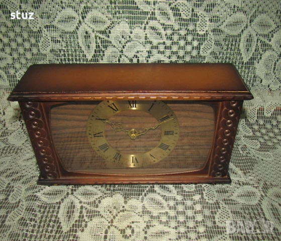 Немски настолен часовник Dugena, снимка 4 - Антикварни и старинни предмети - 54210887