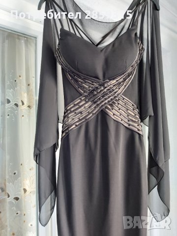 Уникално елегантна дамска официална бална/вечерна рокля, снимка 2 - Рокли - 30761007