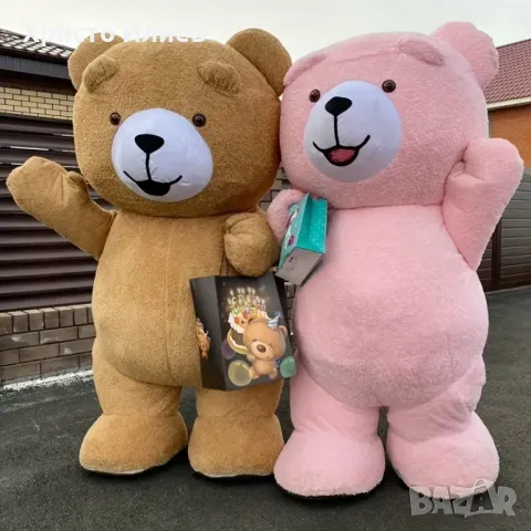 Гигантски костюм на кафяво мече Теди 1,9м за изненади детски рожденни дни партита, снимка 4 - Други - 48910931