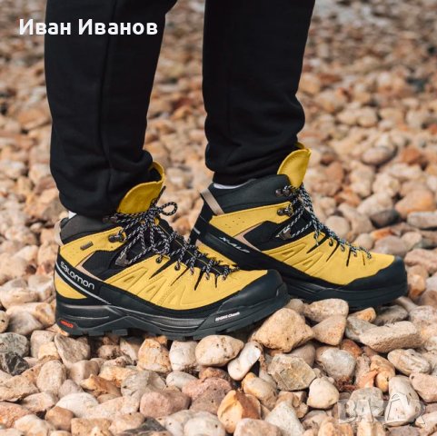 туристически обувки SALOMON X ALP LEATHER GORE-TEX номер 41,5-42 , снимка 8 - Други - 42906880