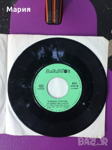 Йорданка Христова ВТК 3191 Земята ще бъде за всички / Не вярвай на сълзите Грамофонна Плоча Vinyl, снимка 3 - Грамофонни плочи - 30150251