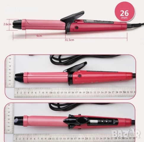 Многофункционална 2 в 1 маша и преса за коса TV821, снимка 6 - Преси за коса - 52014871