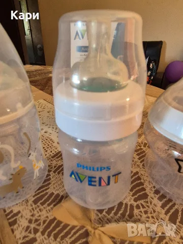 Бебешки шишета Avent,Nuk,Tommee tippee, снимка 3 - Прибори, съдове, шишета и биберони - 55988385