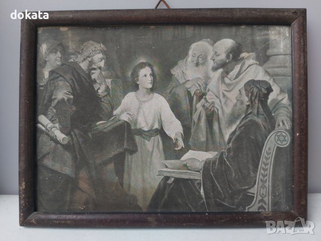 Стара селска икона,картина.