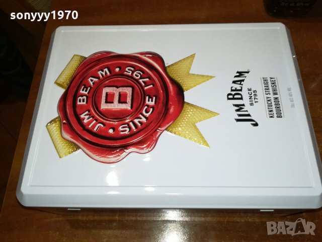 JIM BEAM-МЕТАЛНА КУТИЯ 3011210856, снимка 10 - Колекции - 34973564
