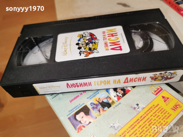 ДИСНИ-ORIGINAL VHS VIDEO TAPE 1412252035, снимка 2 - Други жанрове - 52794404